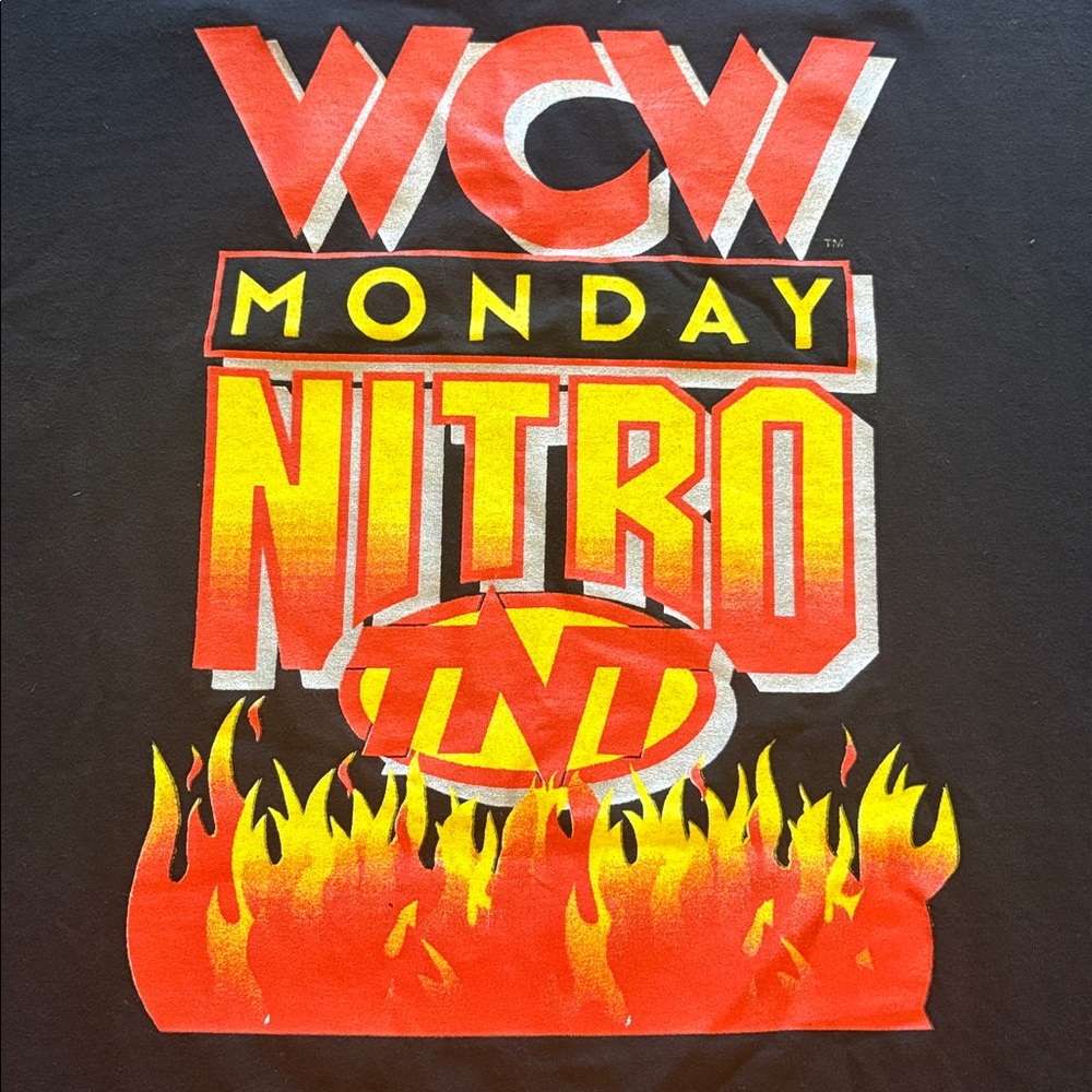 Vintage WCW Nitro men’s XL T-shirt 1995! - Picture 2 of 6
